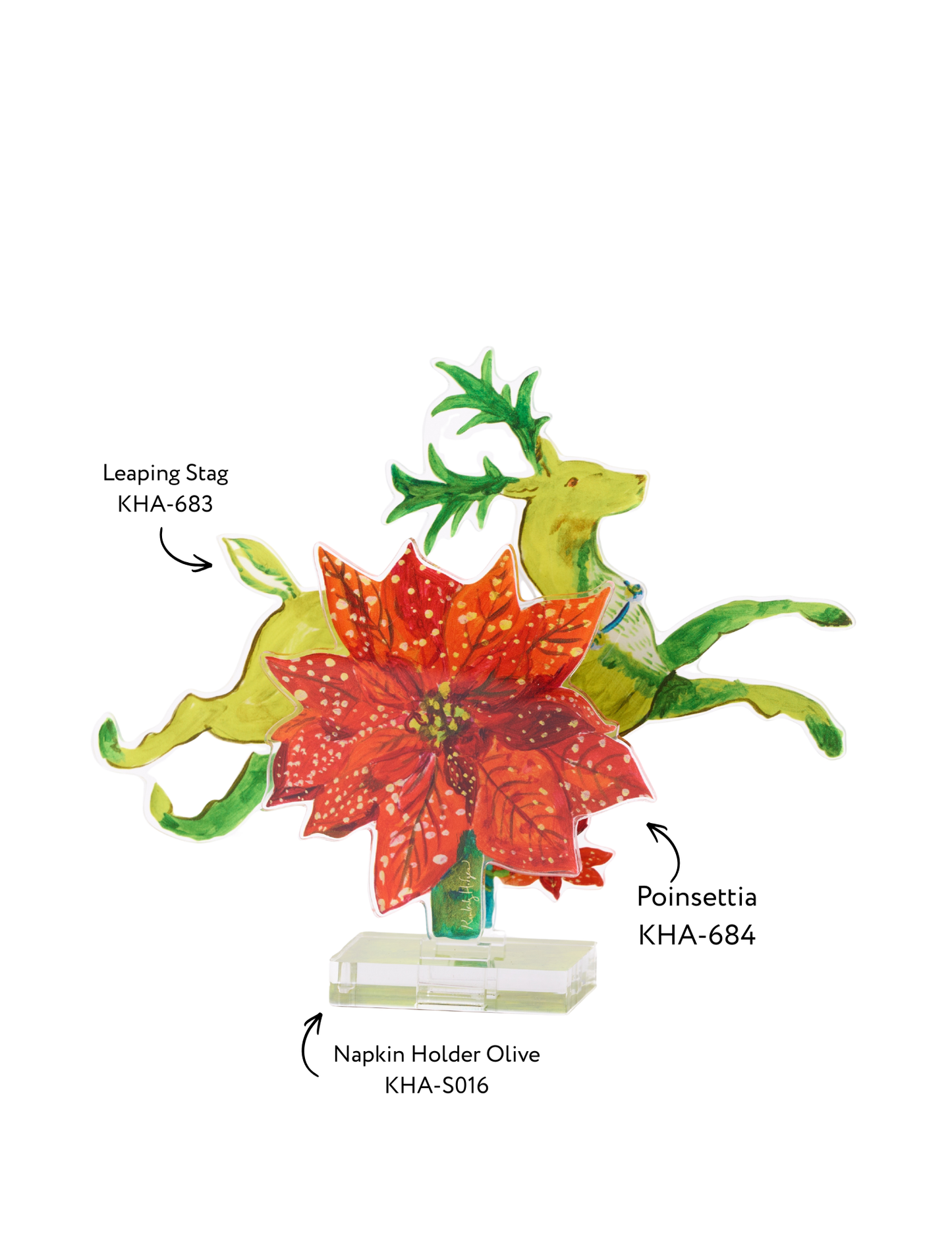 Winter Napkin Holder Arrangement | Floral Arrangement Bundle