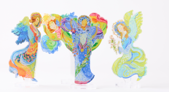 Christi Angel | 0.25in. Acrylic Floral