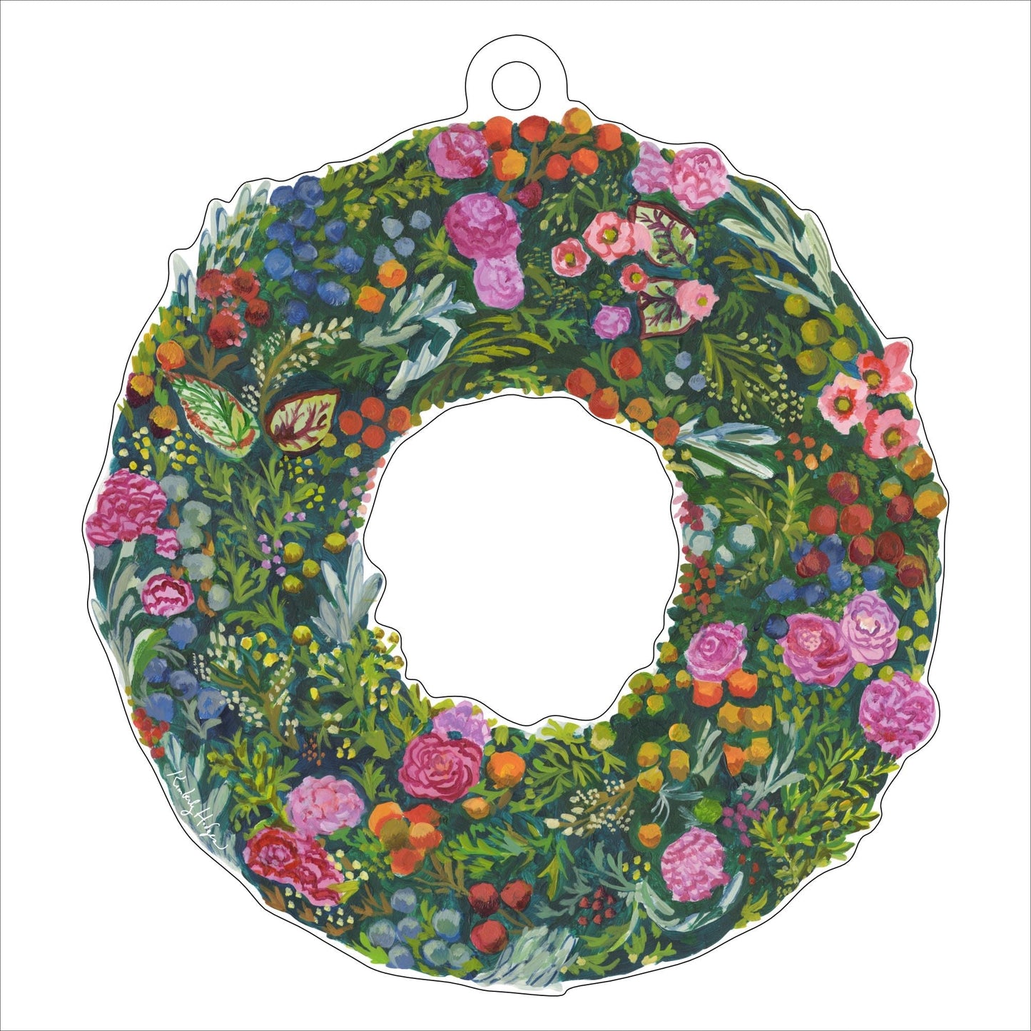 Basel Fruit Acrylic Holiday Wreath