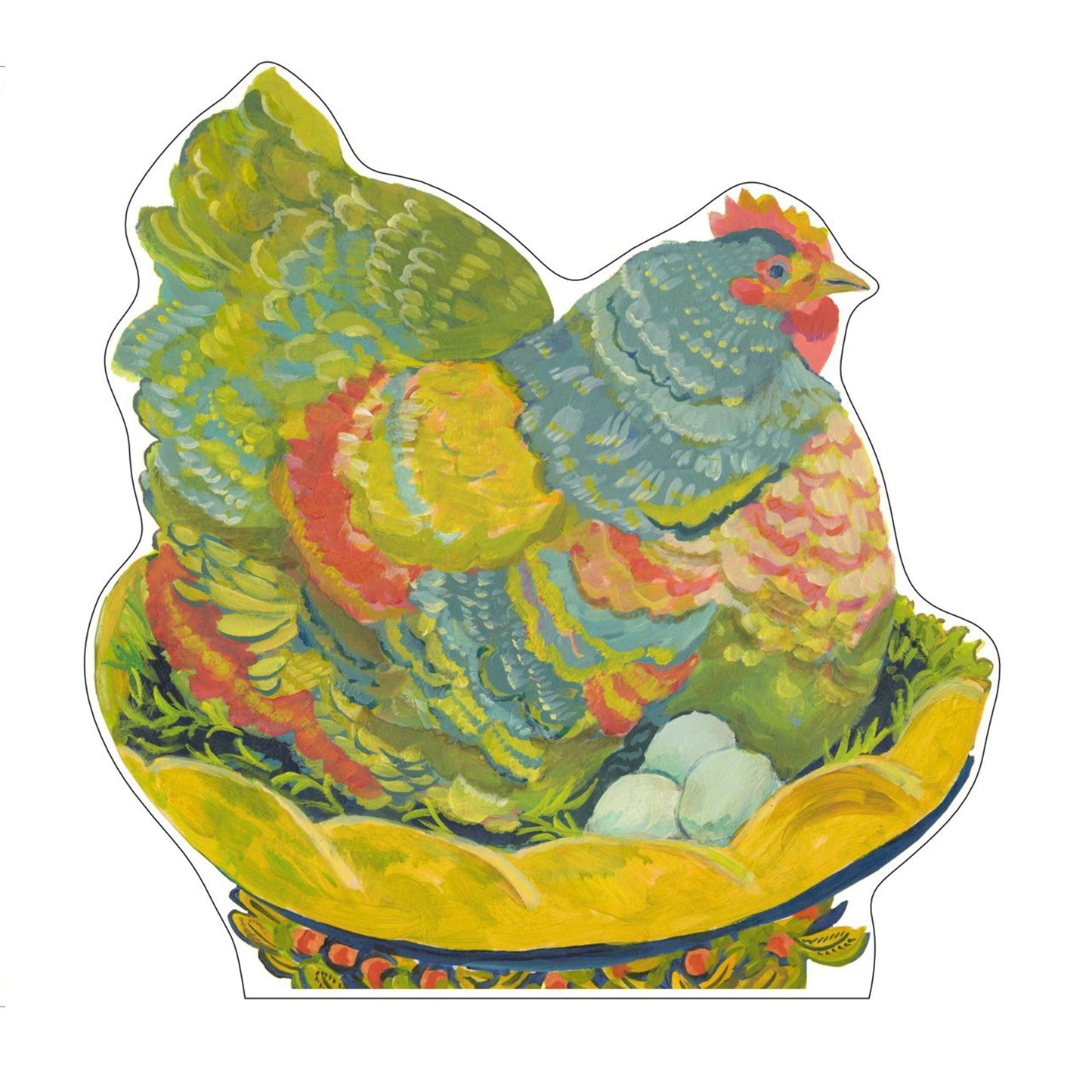 Blue Orpington | 0.75in. Acrylic Cutout | Single