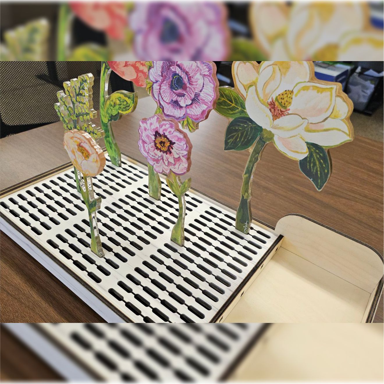 Acrylic Floral Display Tray | 0.25 Ply | Display - WHOLESALE