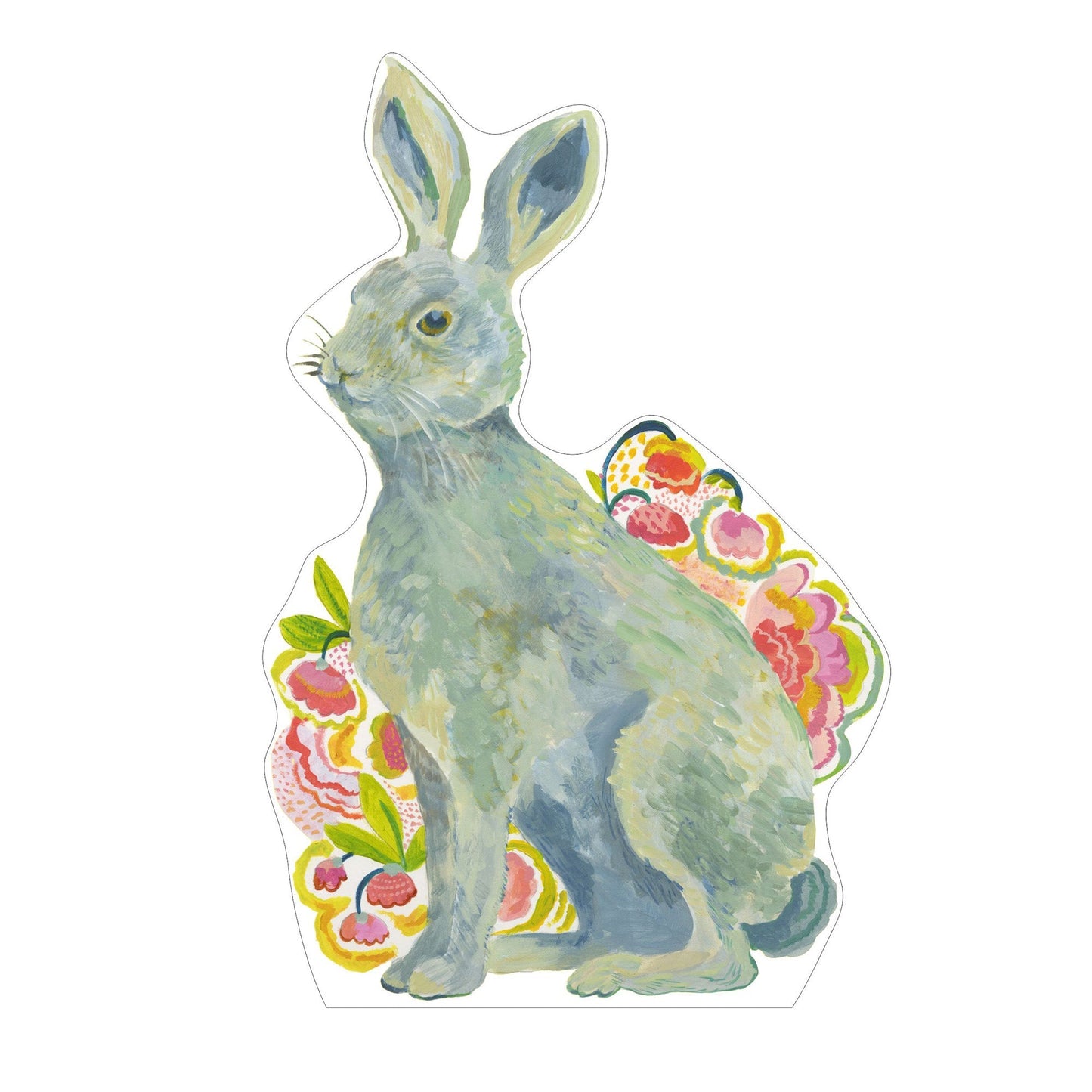 Flower Rabbit Mini | 0.50in. Acrylic Mini