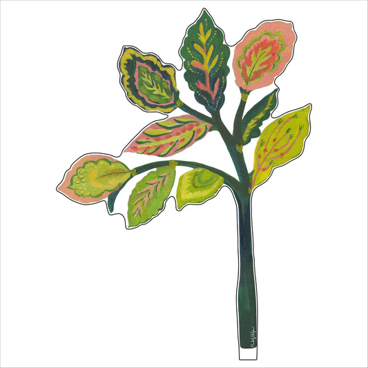Green Leaves | 0.25in. Acrylic Floral