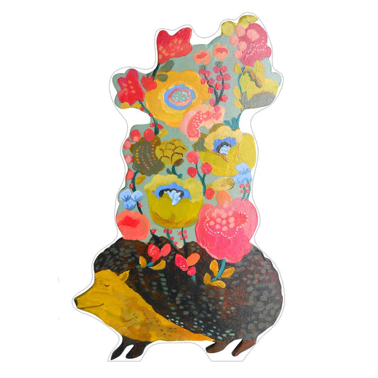 Green Lotus Hedgehog Mini | 0.50in. Acrylic Mini