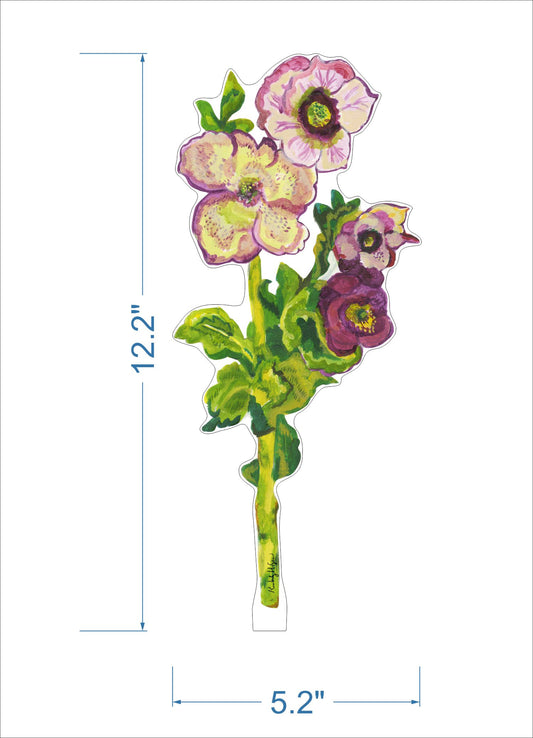 Hellebore Flower | 0.25in. Acrylic Floral