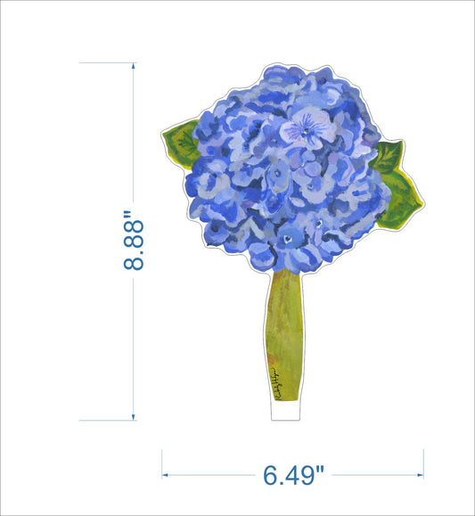 Hydrangea Royal Blue | 0.25in. Acrylic Floral