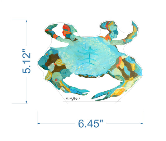 Blue Crab | 0.75in. Acrylic Large