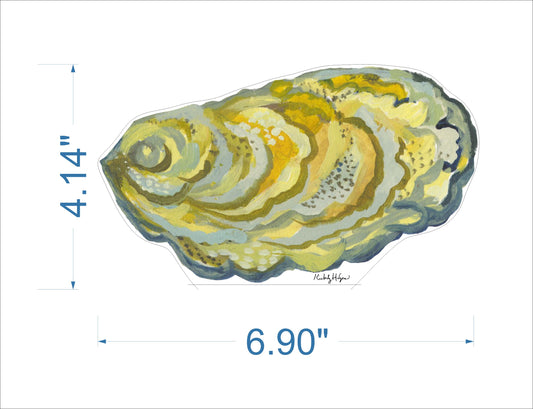 Oyster Shell | 0.75in. Acrylic Large
