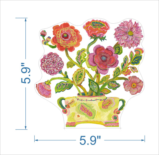 Provence Poppy III | 0.75in. Acrylic Large