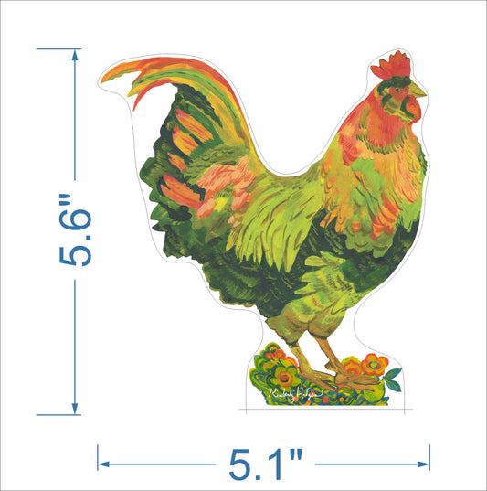 Rooster | 0.75in. Acrylic Large