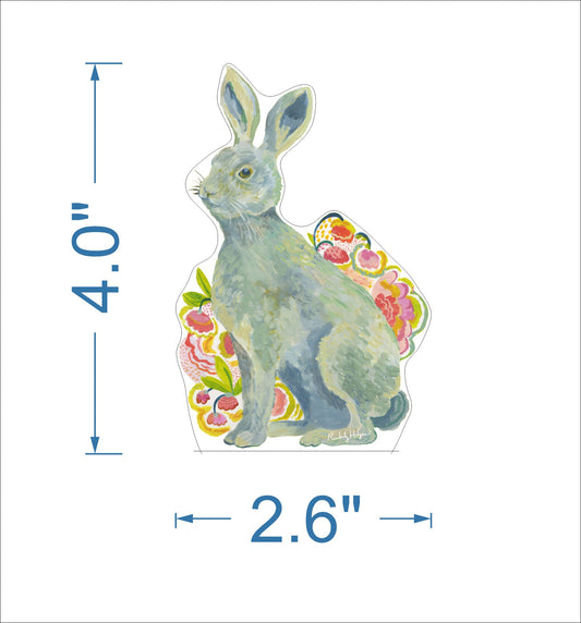 Flower Rabbit Mini | 0.50in. Acrylic Mini
