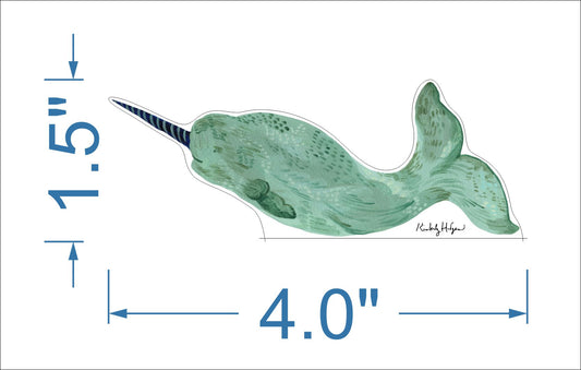 Narwhal Mini | 0.50in. Acrylic Mini