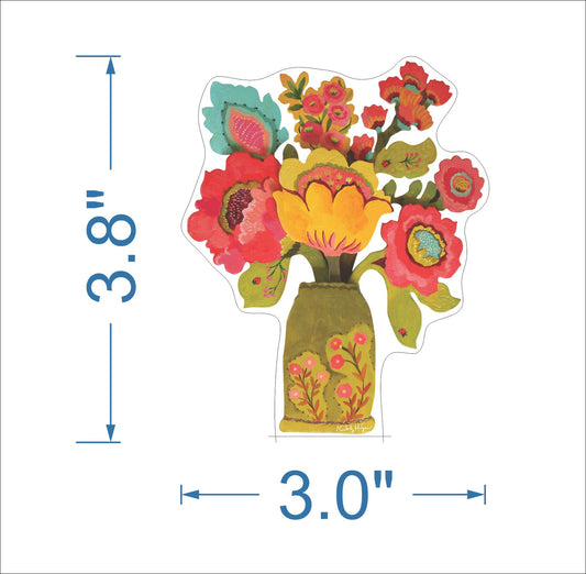 Provence Poppy Mini | 0.50in. Acrylic Mini