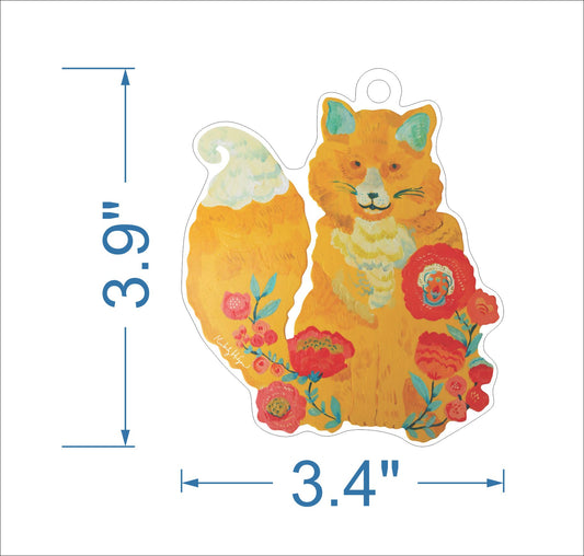 Spring Fox Ornament