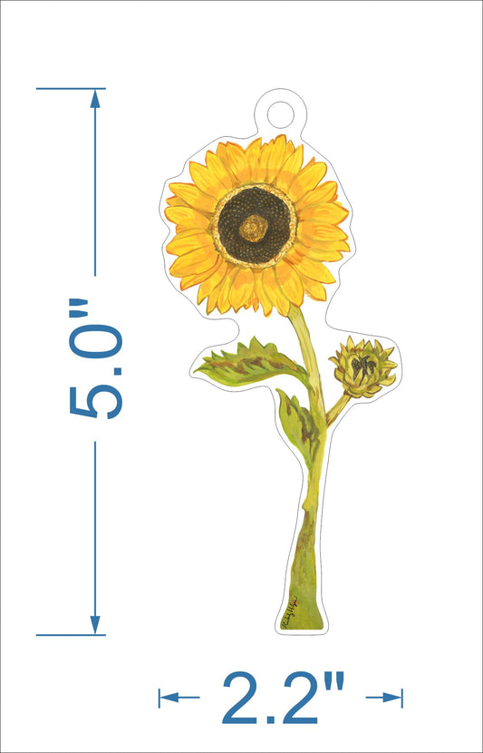 Sunflower Ornament KHA-184 | 0.25in. Acrylic
