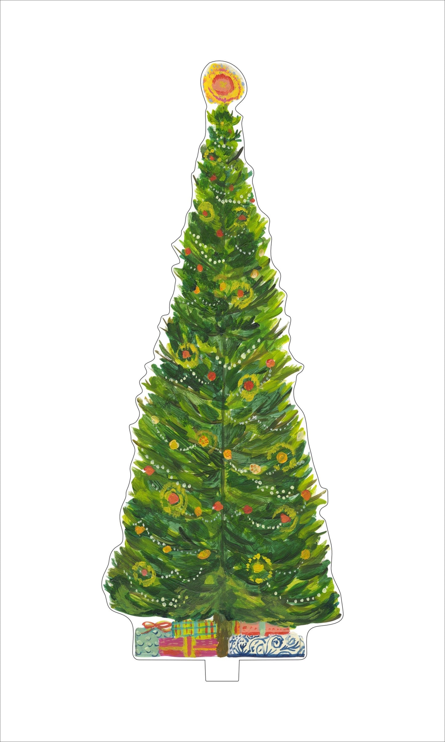 Blue Spruce Acrylic Holiday Tree