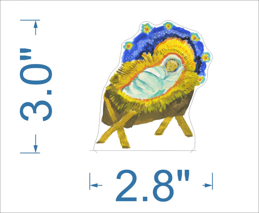 KHA-225 Nativity Jesus | 0.75 Acrylic