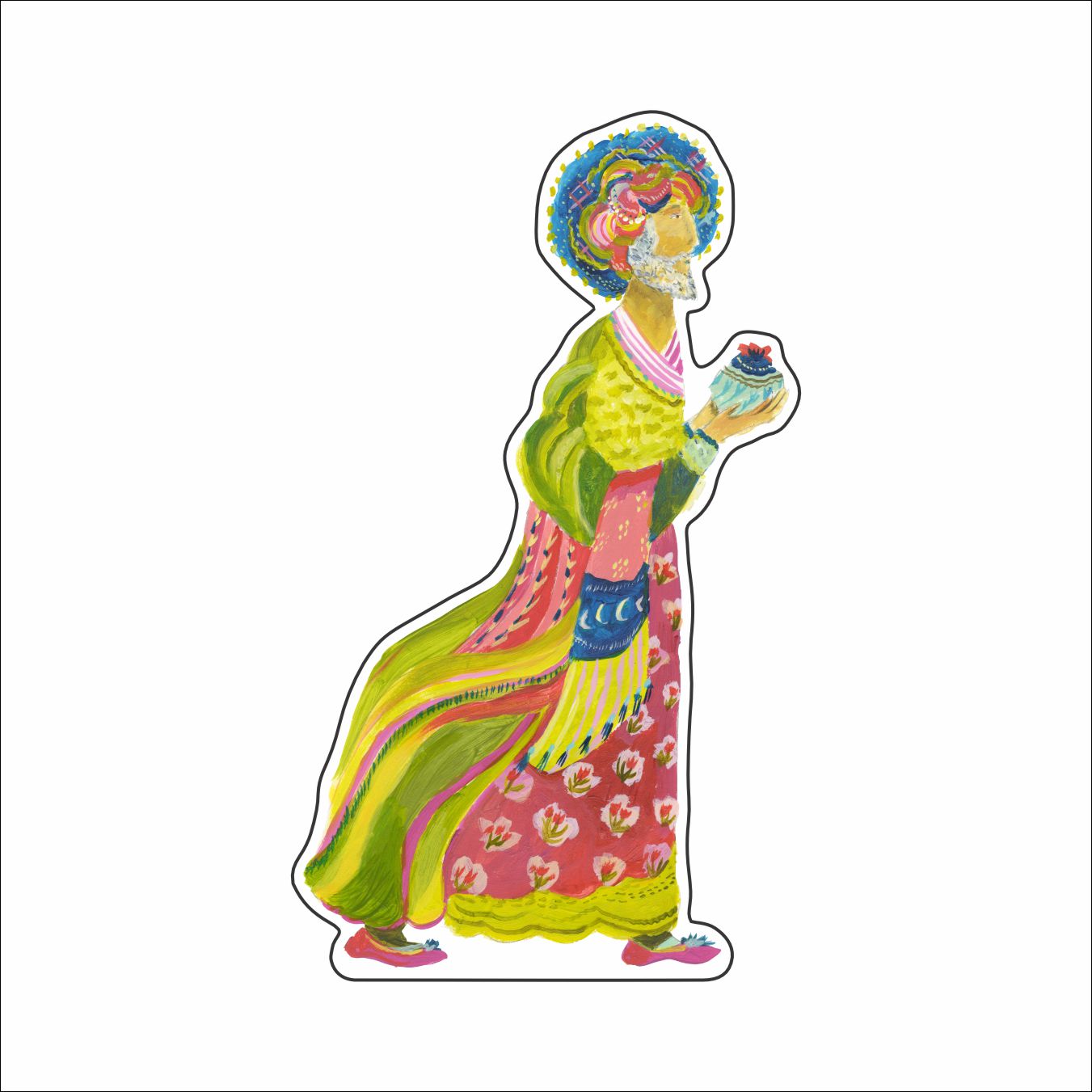 Caspar Acrylic Nativity Figure