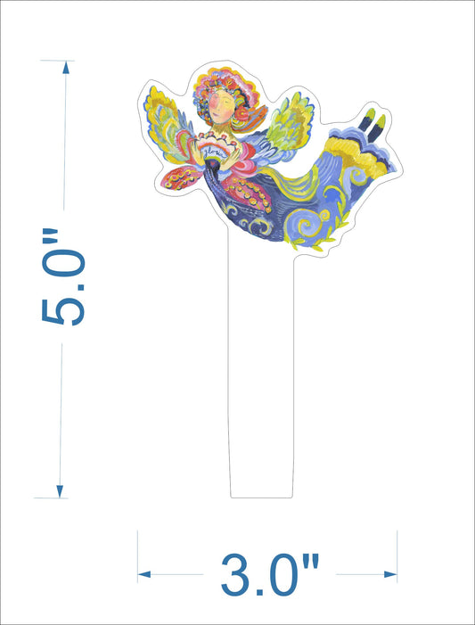 KHA-234 Nativity Angel Mini + Stand | 0.25 Acrylic