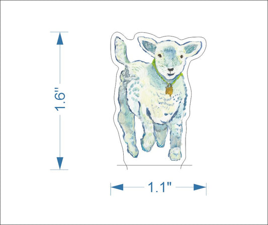 KHA-236 Nativity Standing Lamb Mini | 0.50 Acrylic