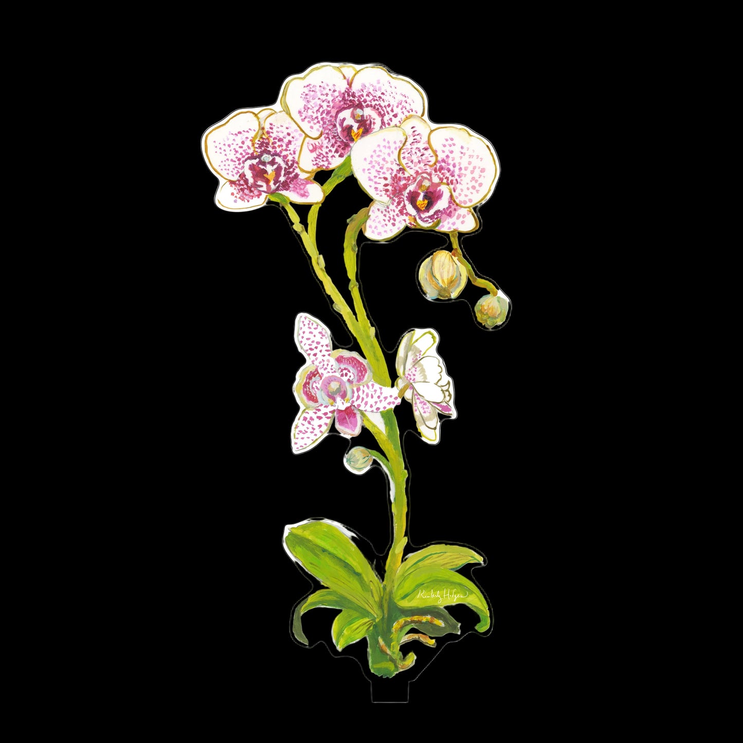 Moon Orchid | 0.25in. Acrylic Floral