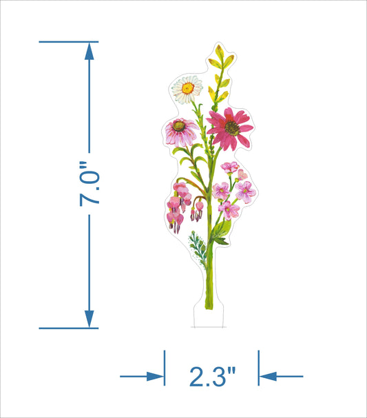 Meadow Flower | 0.25in. Acrylic Floral