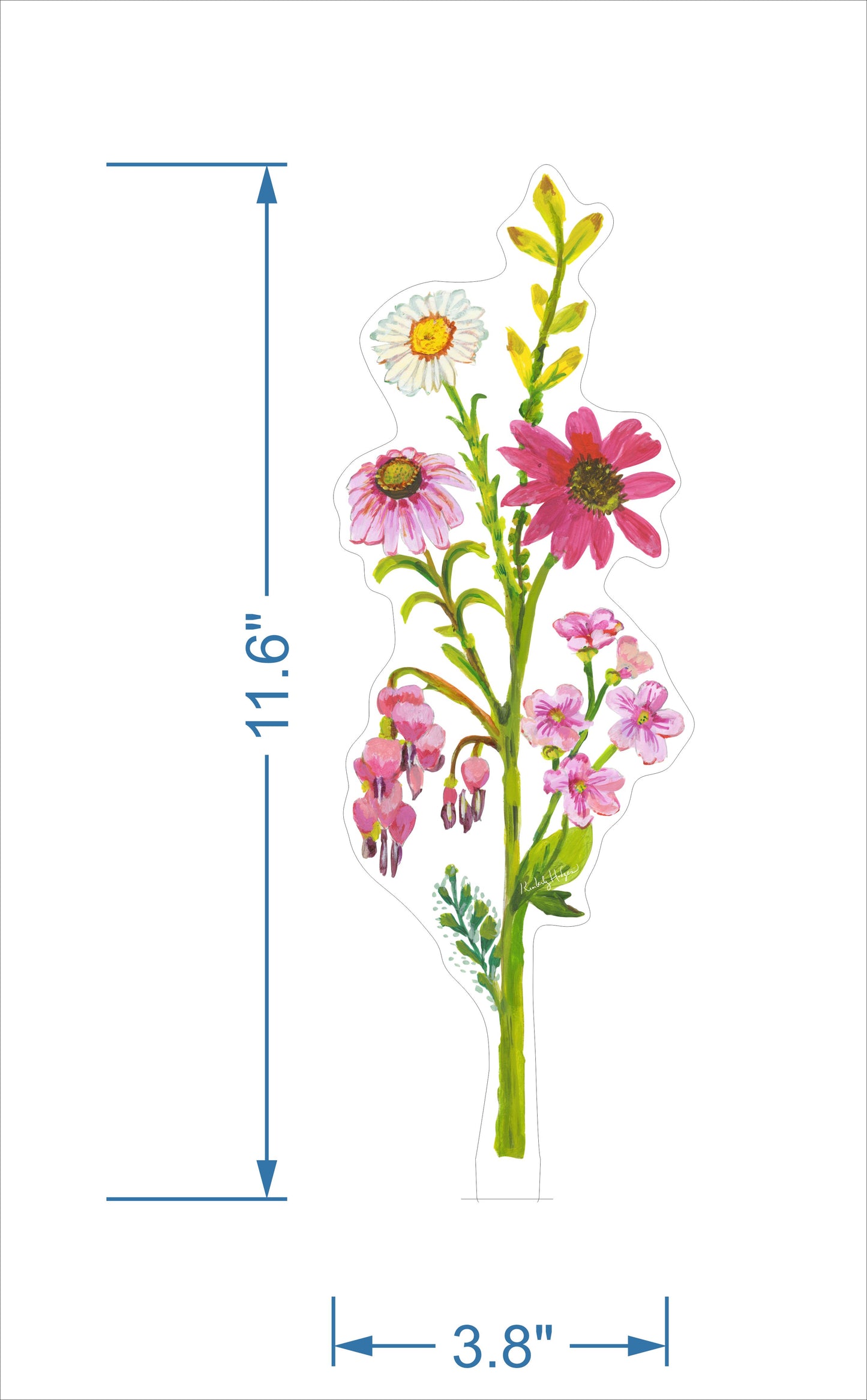 Meadow Flower | 0.25in. Acrylic Floral