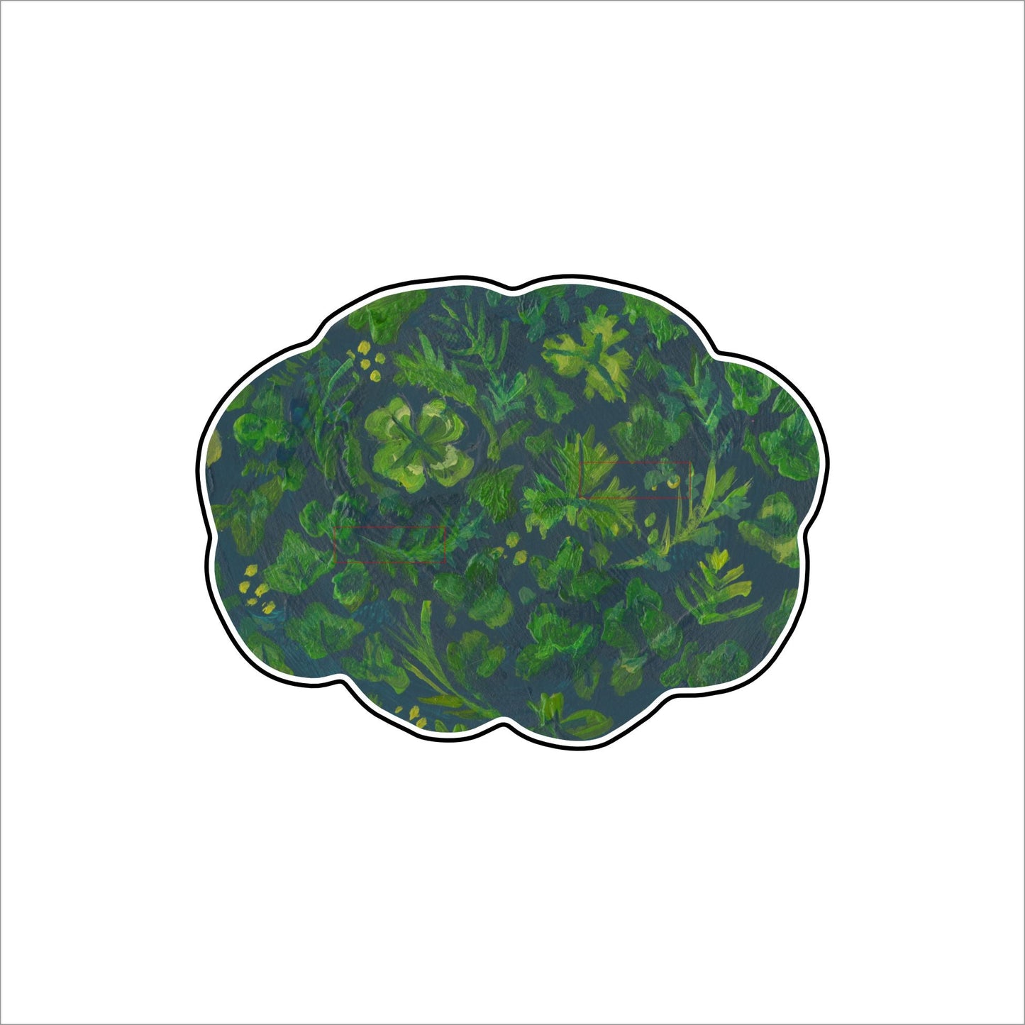 Clover and Moss Double Stand KHA-S014 | 0.50in. Acrylic