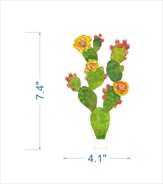 Prickly Pear | 0.25in. Acrylic Floral