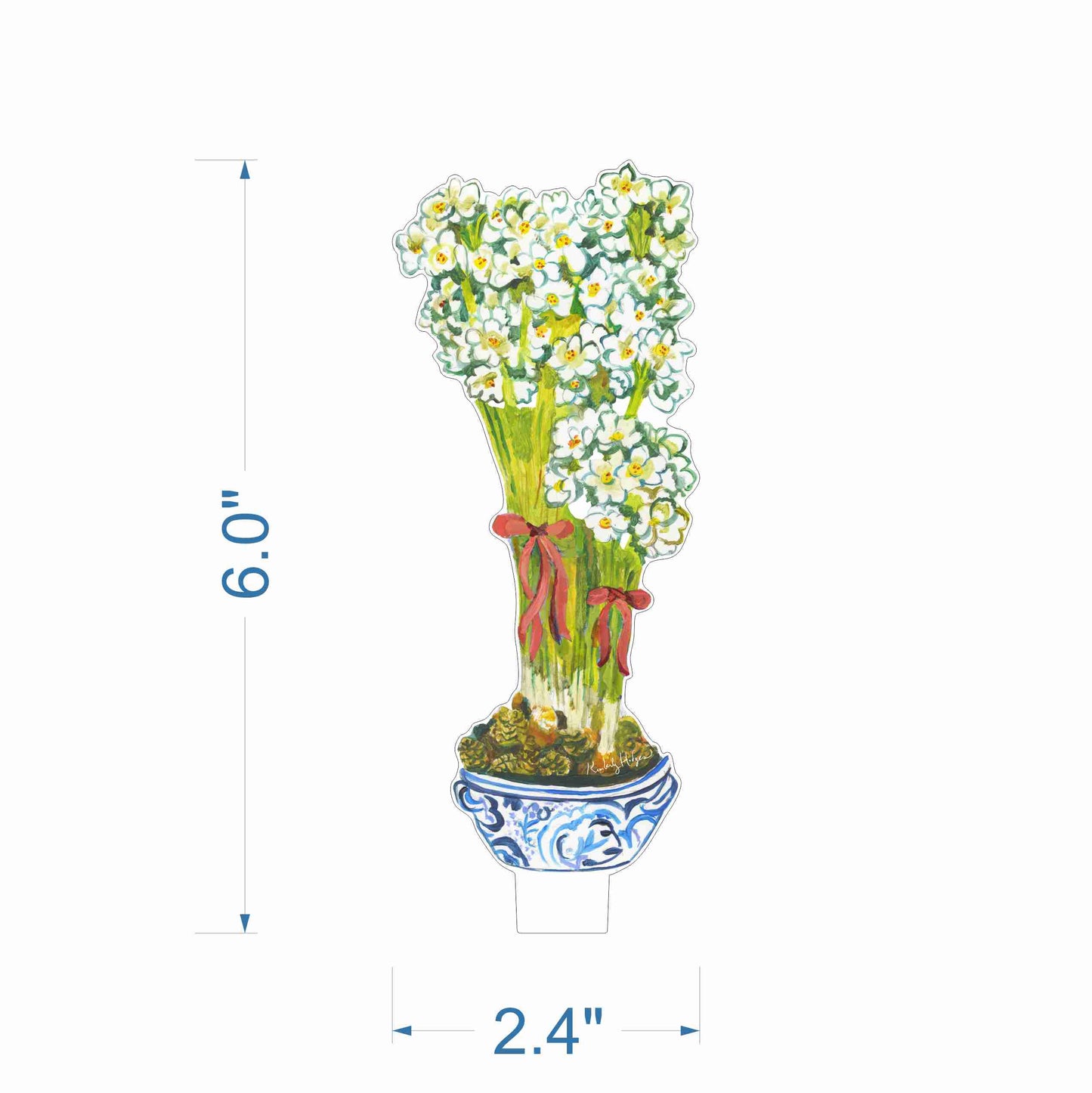 Paperwhites | 0.25in. Acrylic Floral