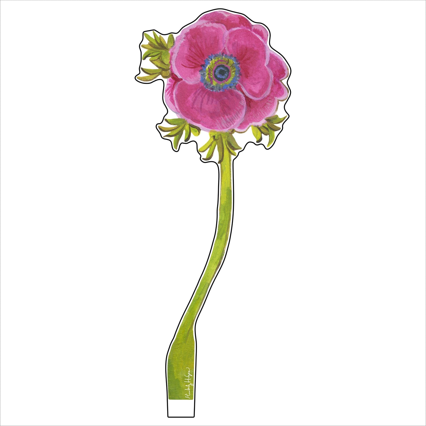 Magenta Anemone | 1/4"in. Acrylic Floral
