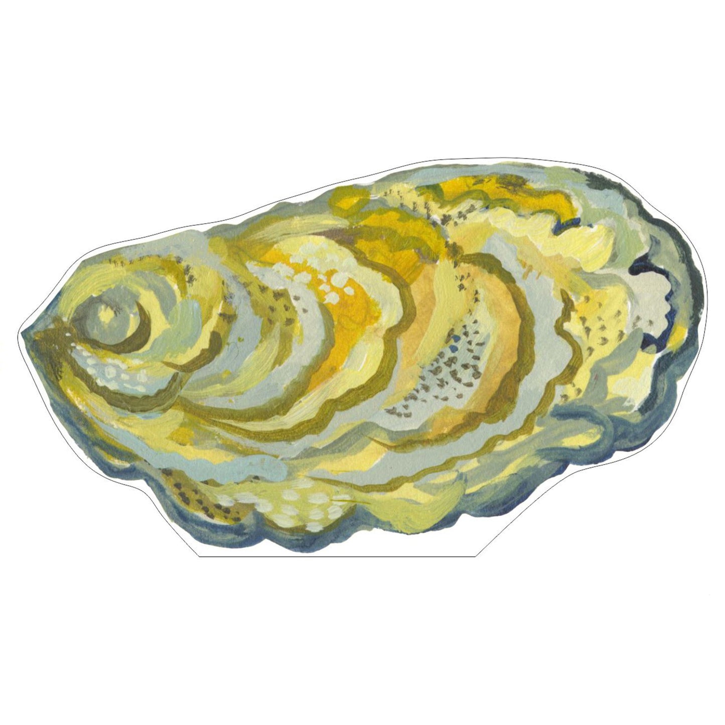 Oyster Shell Mini | 0.50in. Acrylic Mini