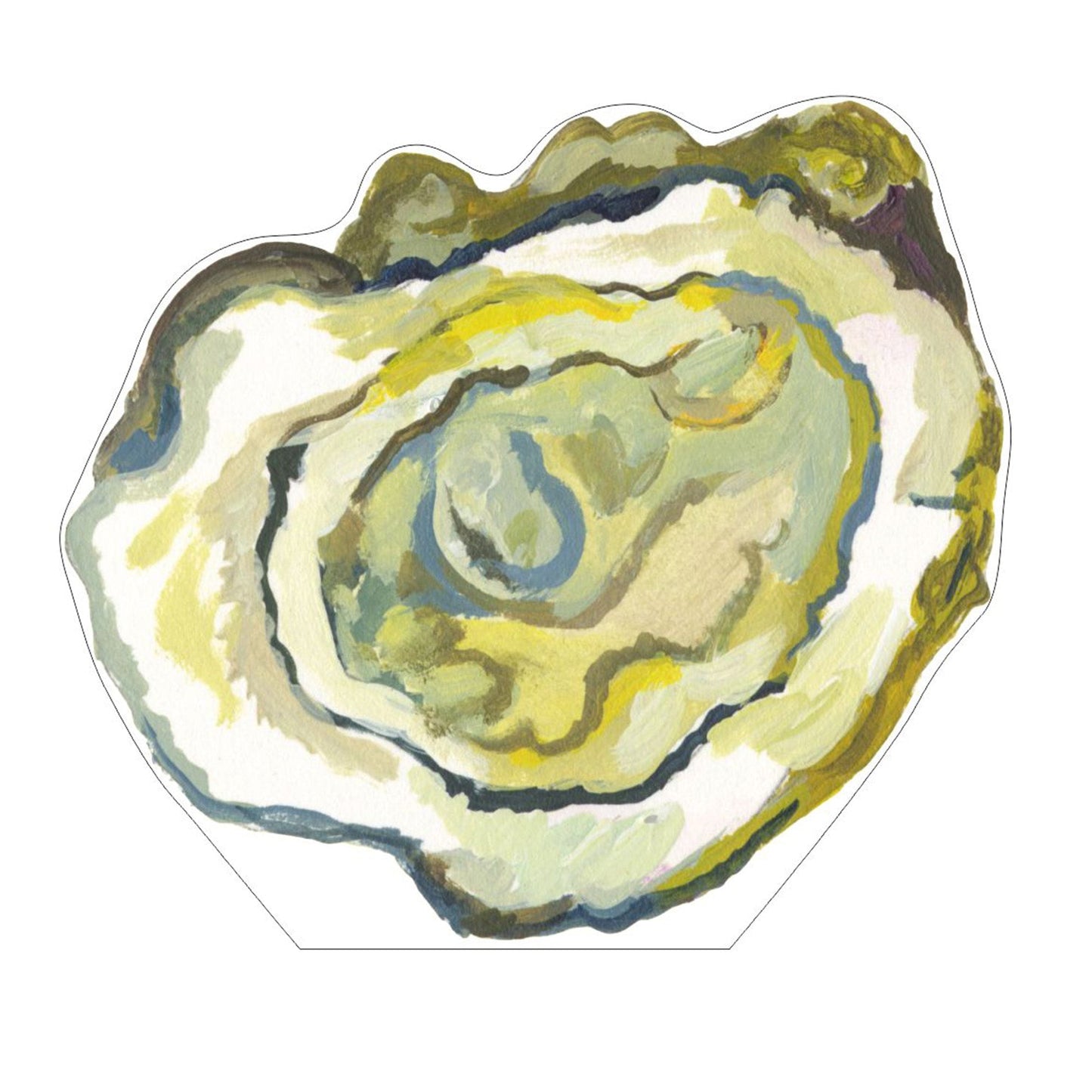 Oyster On The Half Shell | 0.75in. Acrylic Large