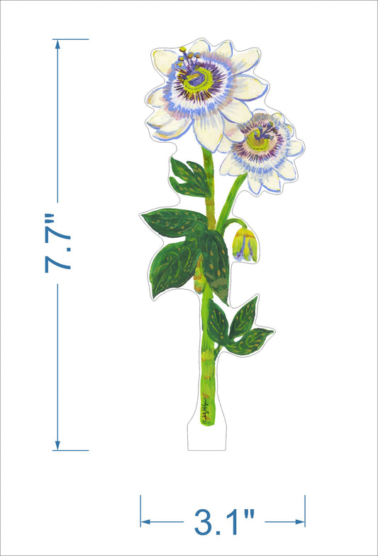 Passion Flowers | 0.25in. Acrylic Floral