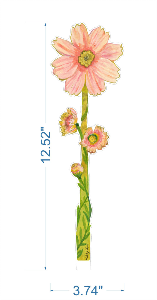 Peach Cosmos | 0.25in. Acrylic Floral