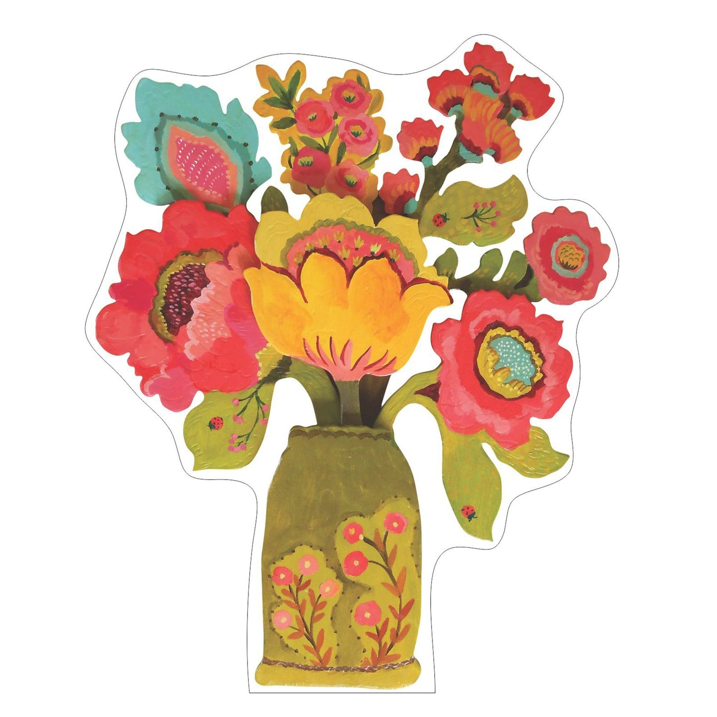 Provence Poppy | 0.75in. Acrylic Large