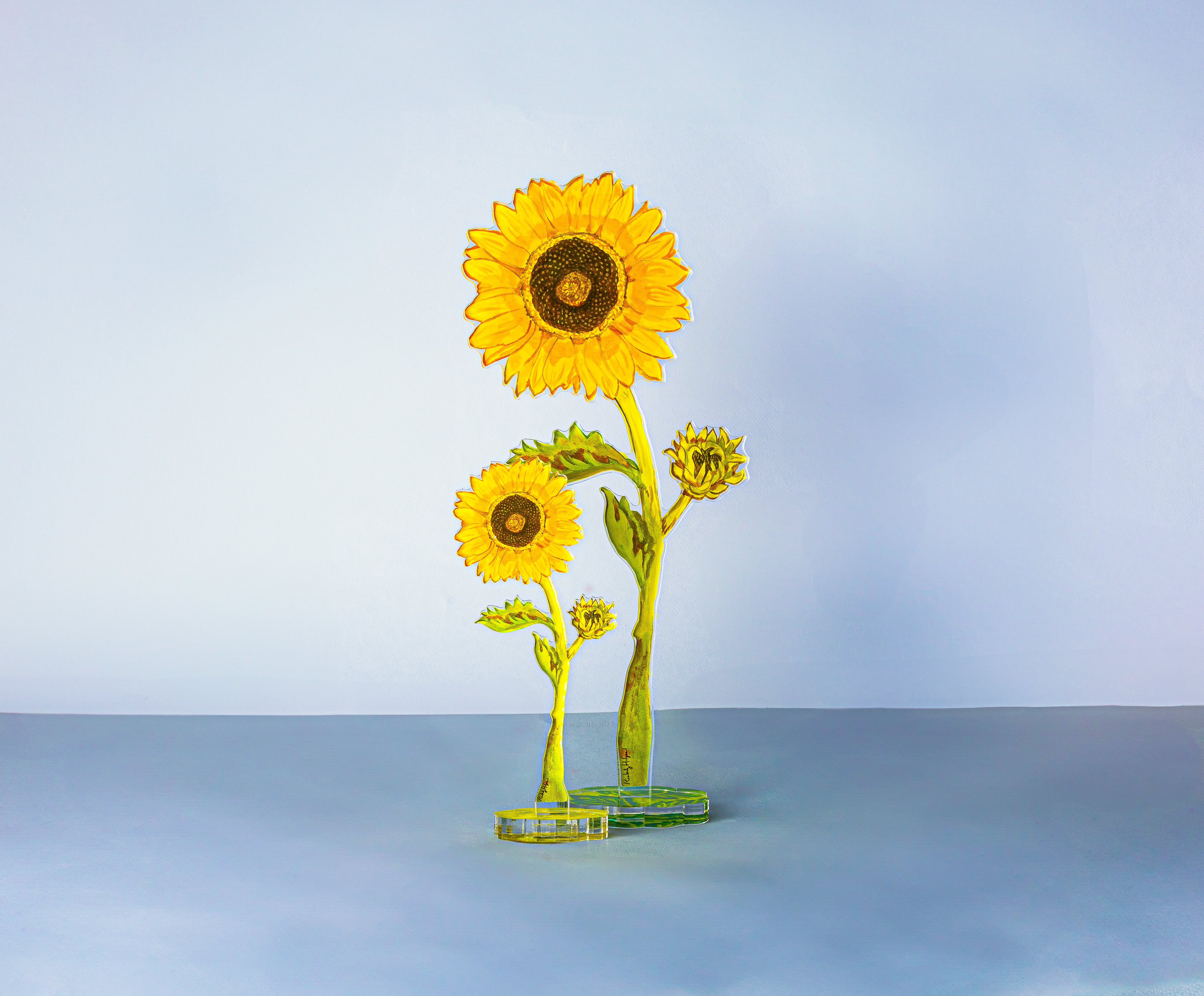 Sunflower | 0.25in. Acrylic Floral – Kimberly Hodges Art and Design