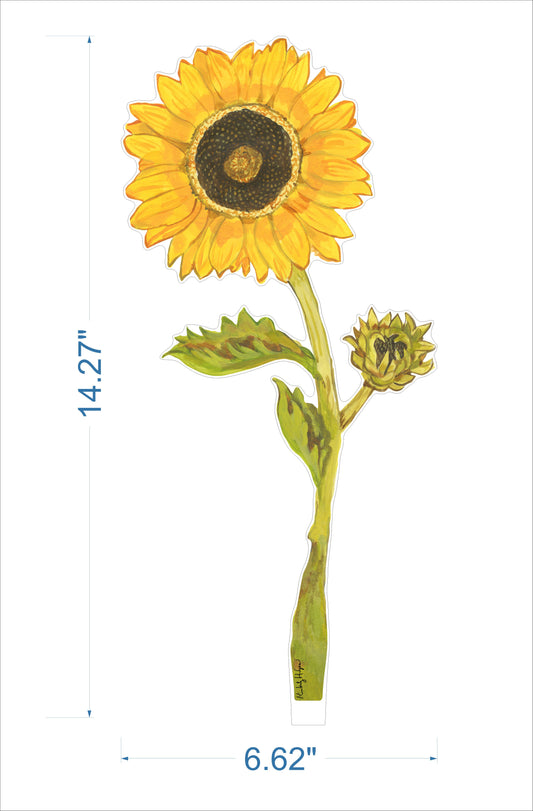 Sunflower | 0.25in. Acrylic Floral
