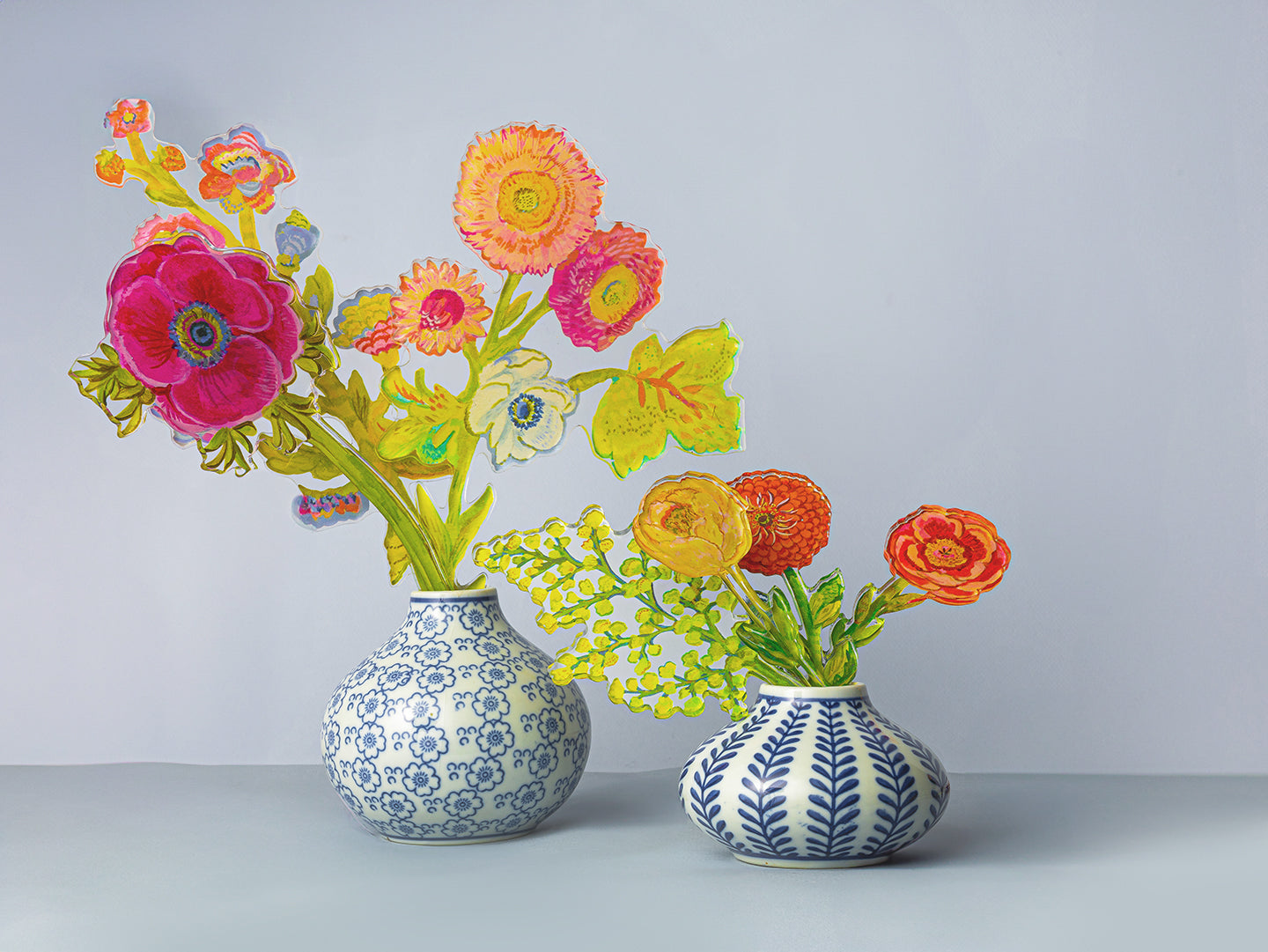 Thistle Zinnia RETAIL Small Acrylic Single Flower