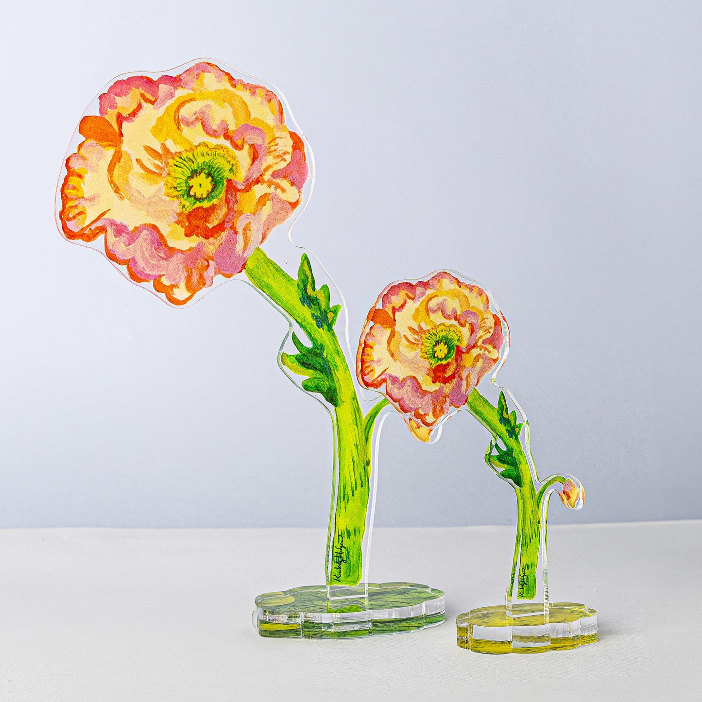 Small Iceland Poppy | 1/4"in. Acrylic Floral
