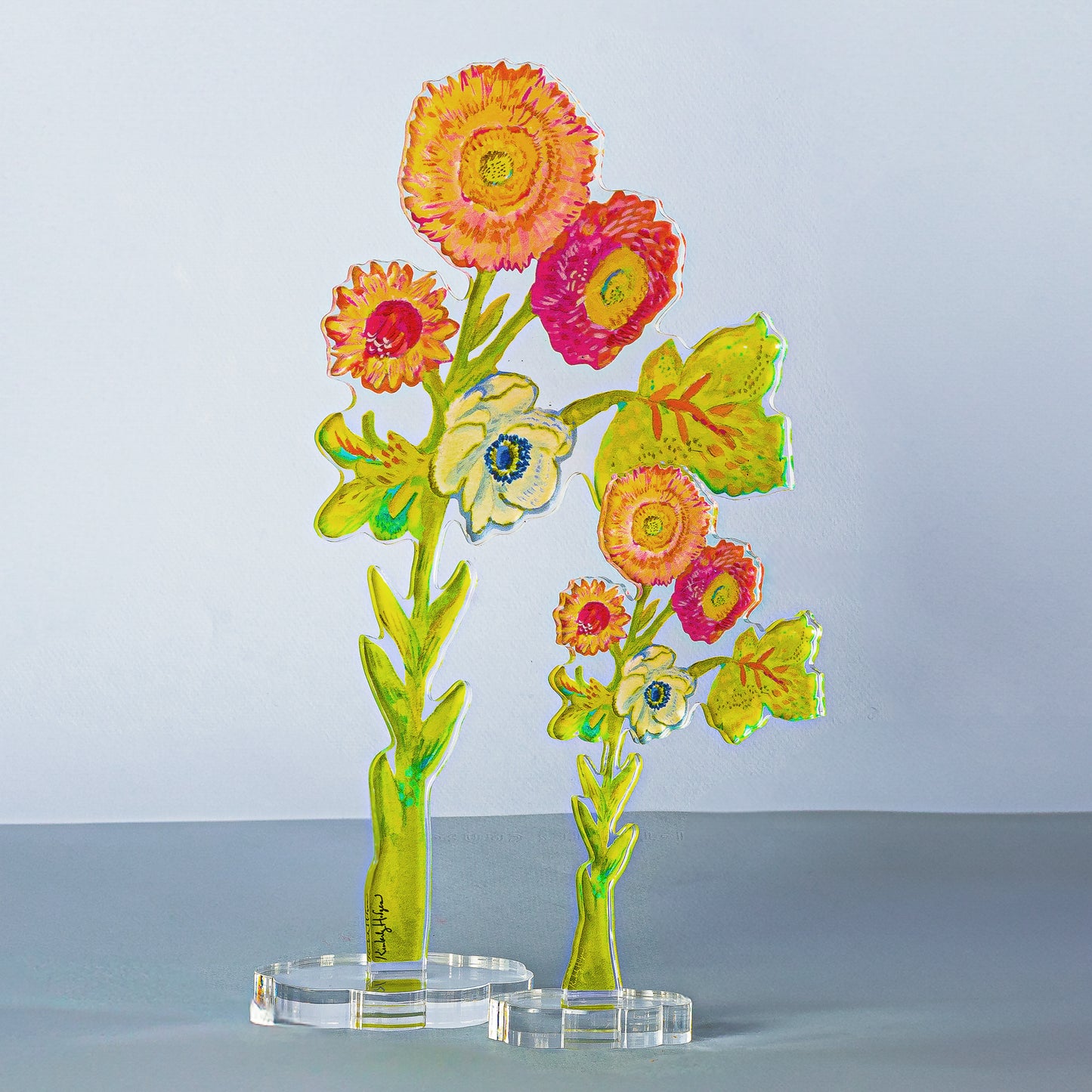 Strawflower | 1/4"in. Acrylic Floral