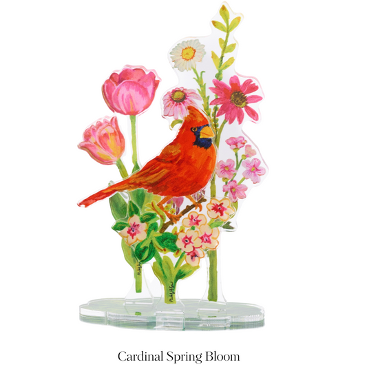 KHA-750 Cardinal Spring Bloom Arrangement | Floral Arrangement Bundle