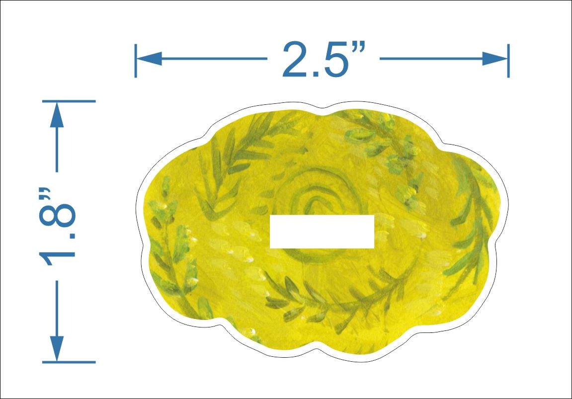 KHA-S001 SM Single Stand Spiral Vine | 0.50in. Acrylic