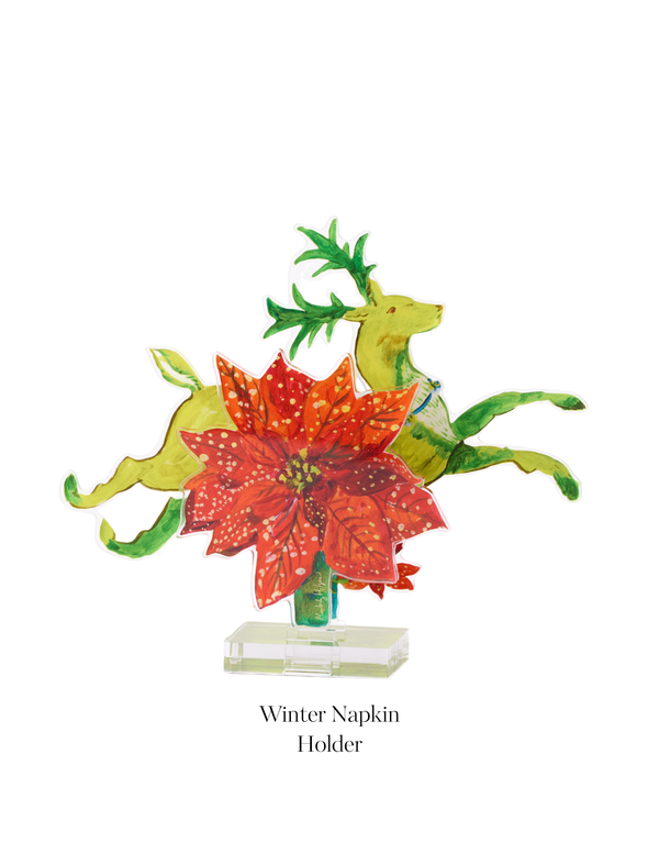 Winter Napkin Holder Arrangement | Floral Arrangement Bundle