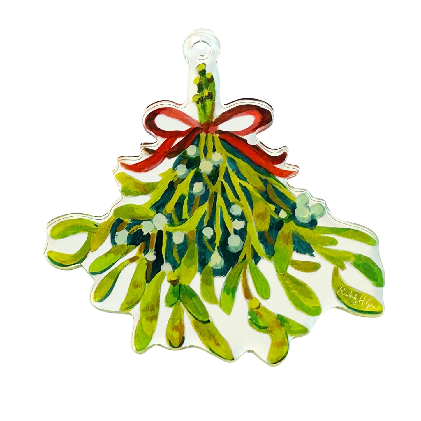 Mistletoe Ornament KHA-162 | 0.25in. Acrylic