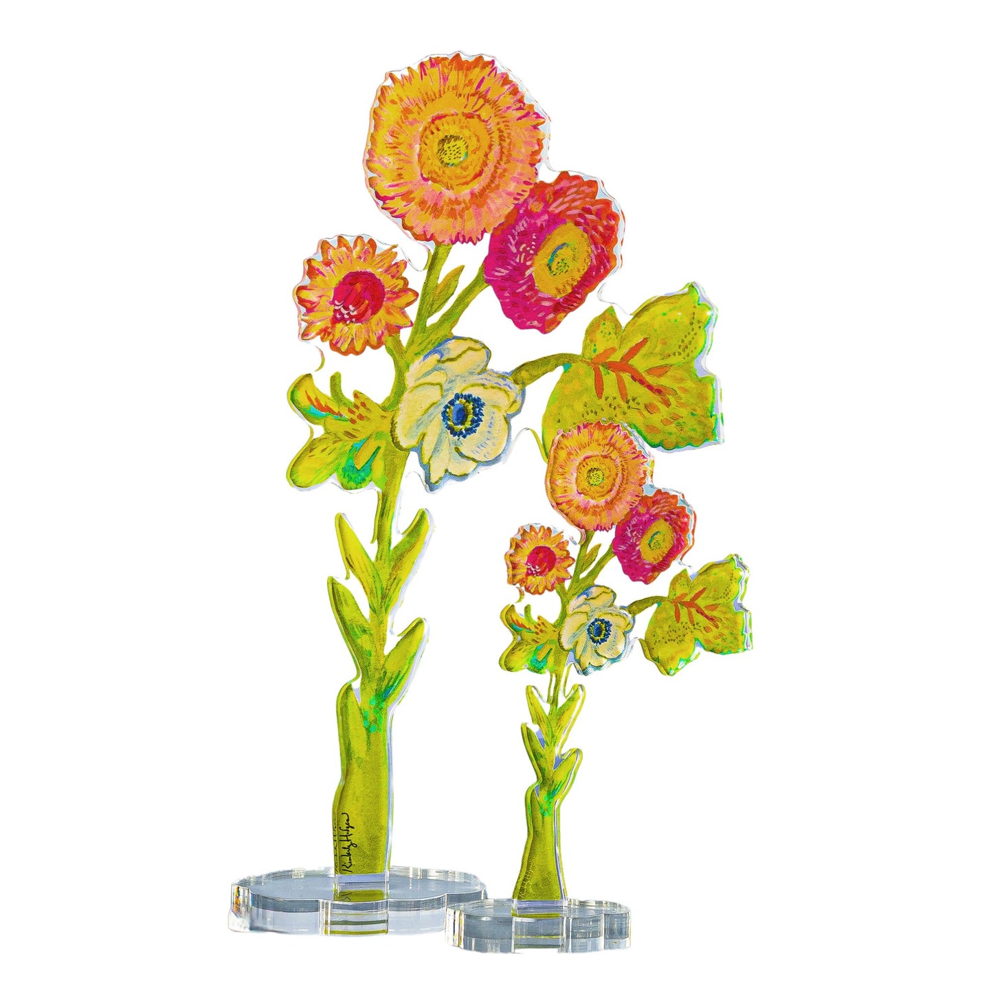 Strawflower | 1/4"in. Acrylic Floral