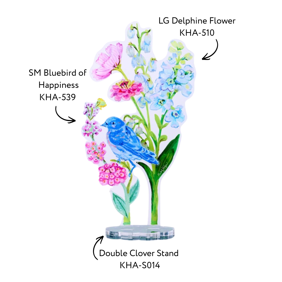 Bluebird Blossom Arrangement | Floral Arrangement Bundle