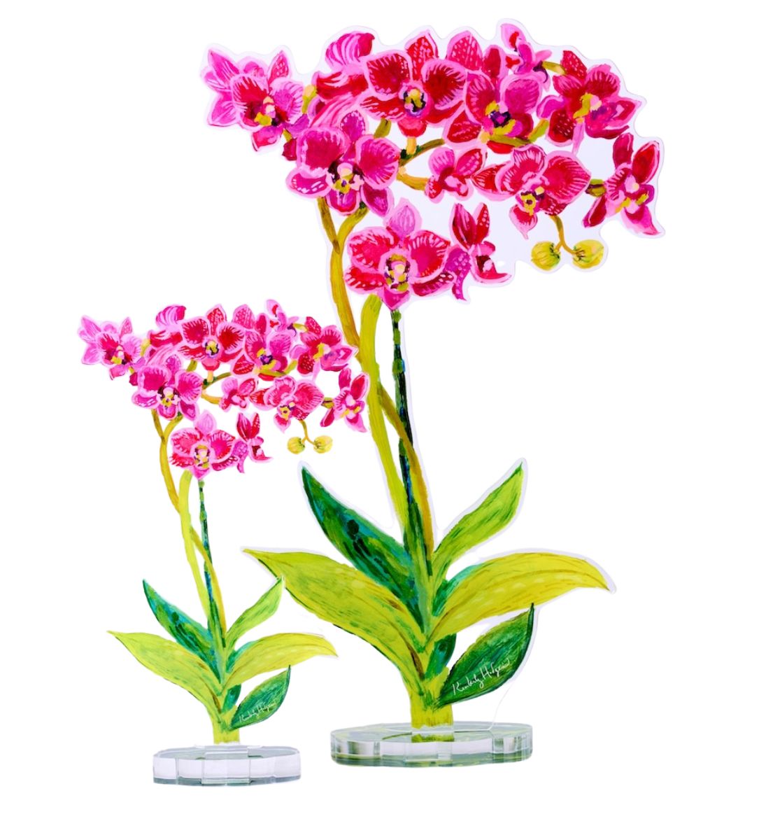 Aphrodite Orchid | 0.25in. Acrylic Floral