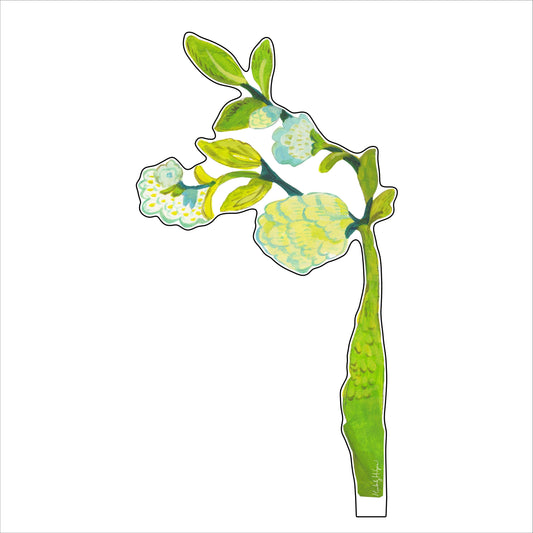 Aqua Blossoms SM KHA-002 | 0.25in. Acrylic | Single