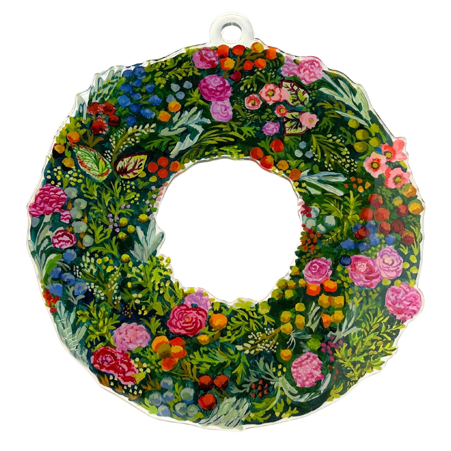 Basel Fruit Wreath LG KHA-164 | 0.25in. Acrylic